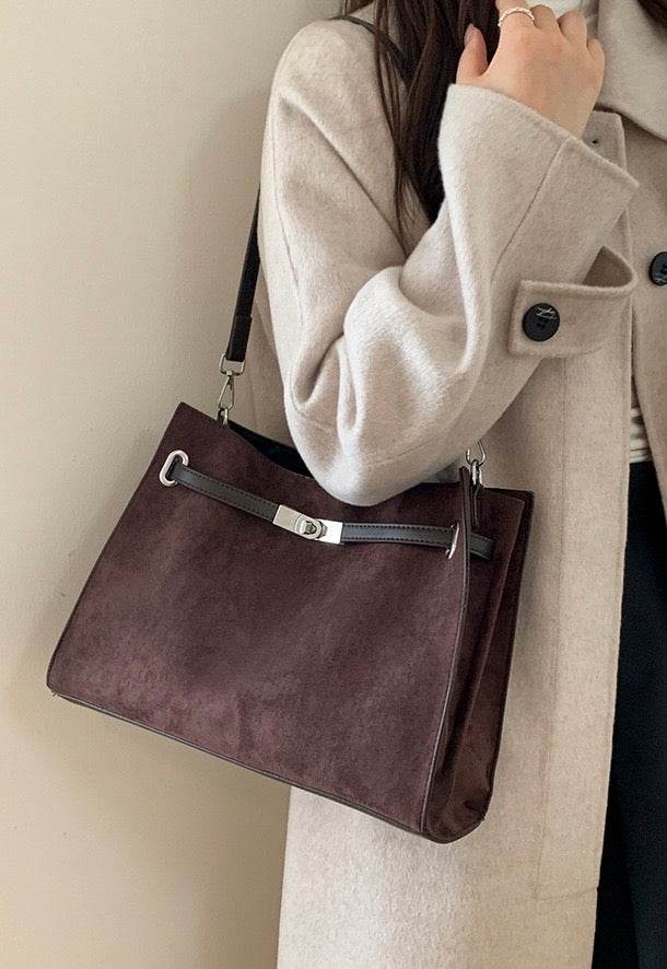 Champs-Élysées Suede Tote