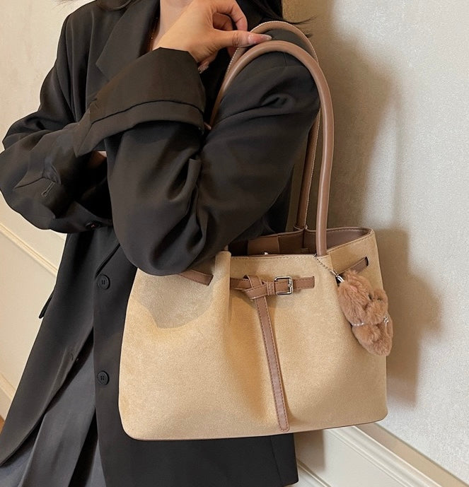 Soho Edit Suede Tote