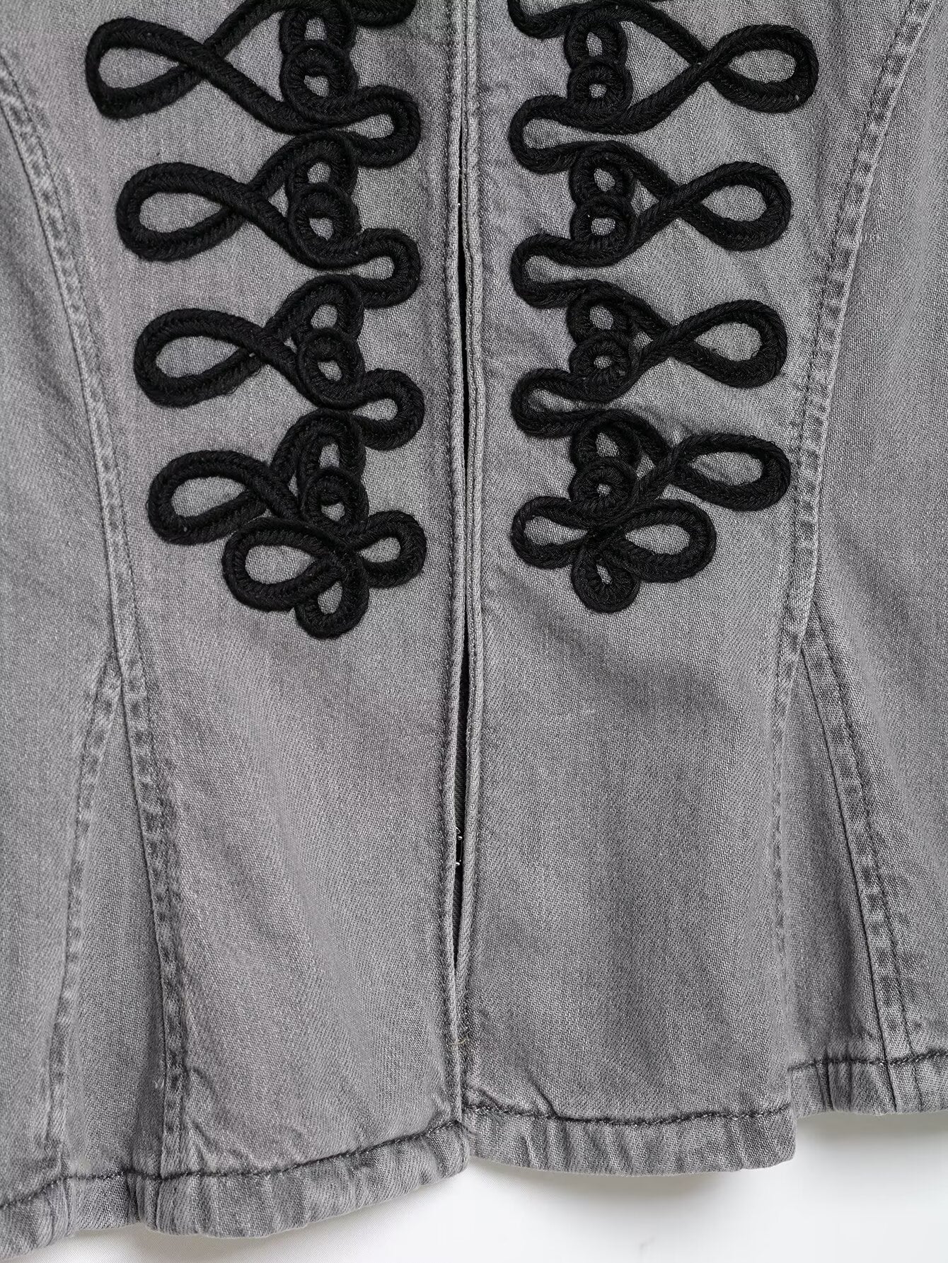 Modern Oriental Denim Jacket