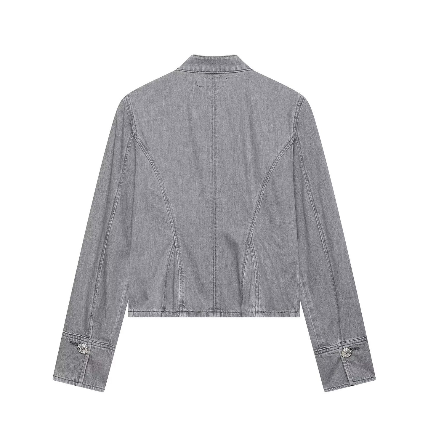 Modern Oriental Denim Jacket