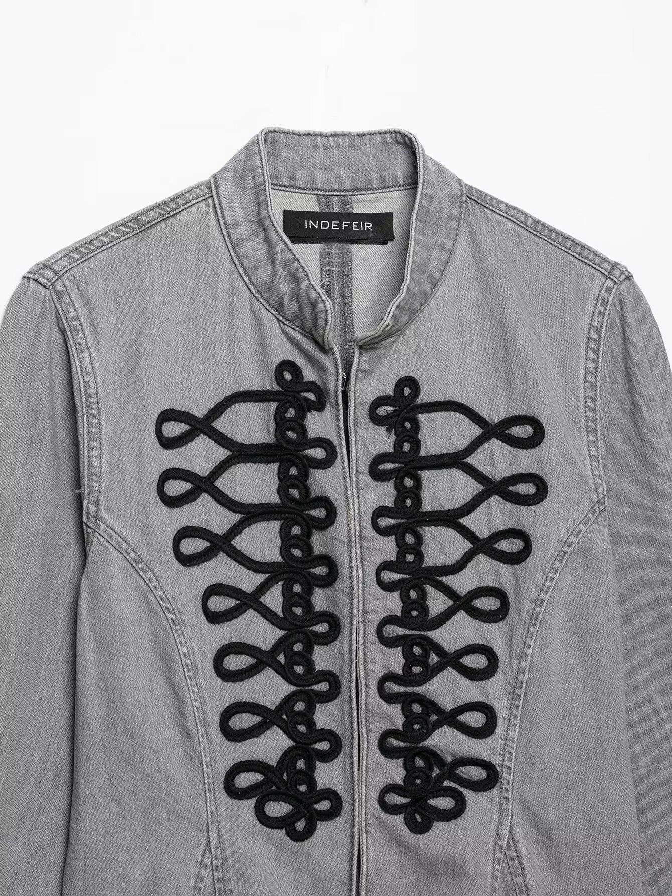 Modern Oriental Denim Jacket