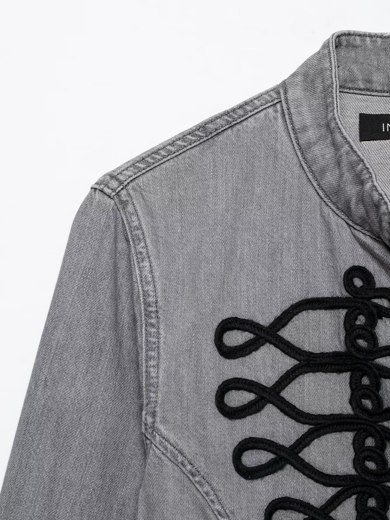 Modern Oriental Denim Jacket