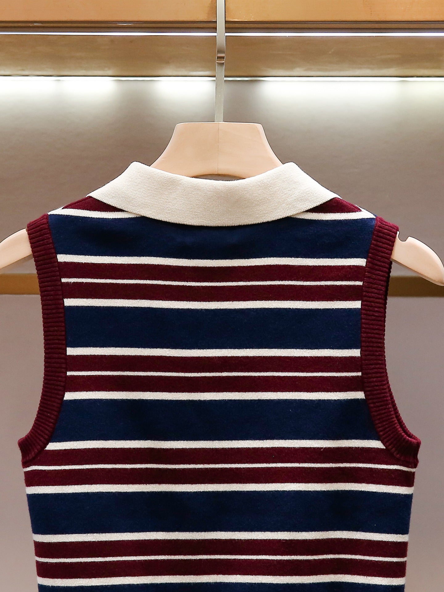 Modern Striped Knit Tank