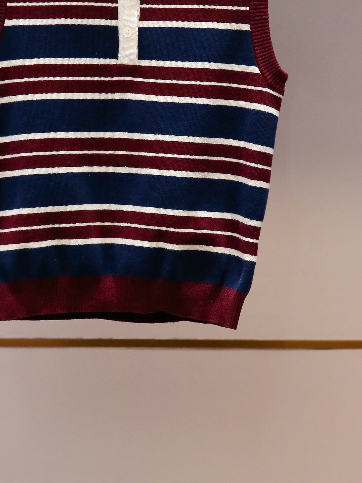 Modern Striped Knit Tank