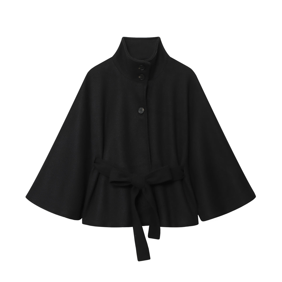 Modern Grace Cape Jacket - Cream White