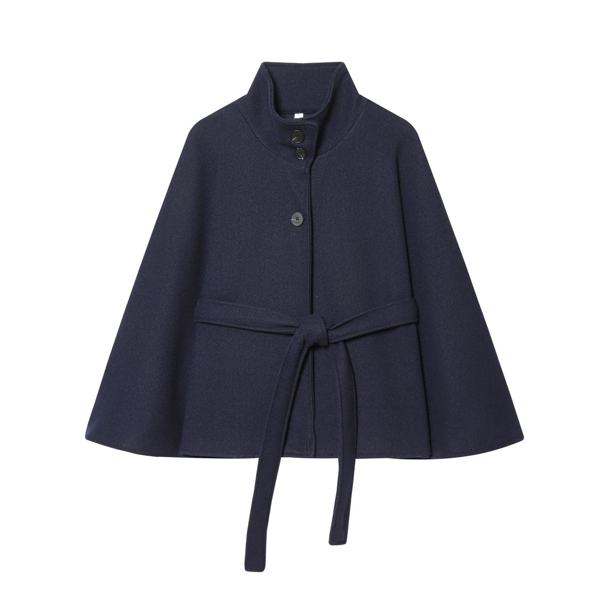 Modern Grace Cape Jacket - Cream White