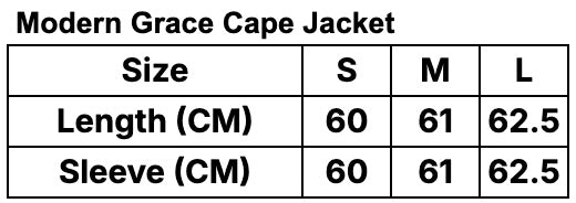 Modern Grace Cape Jacket - Cream White