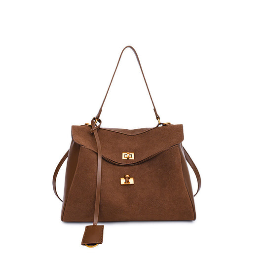 Modern Knight Tote – Textured Edition - Duo Texture Chocolate Brown