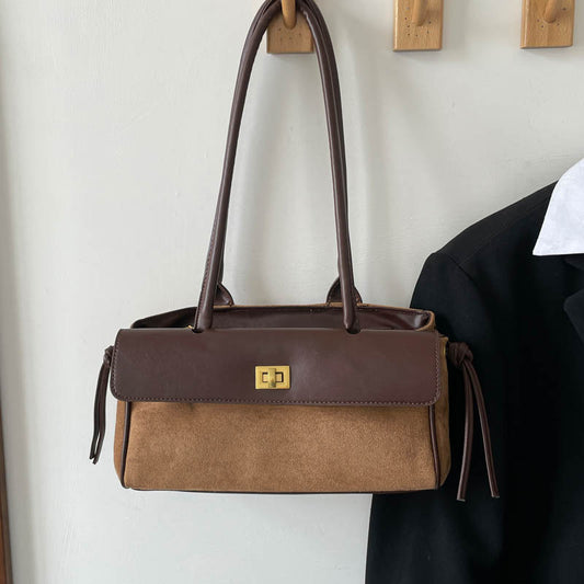 Modern Vintage Shoulder Bag - Chestnut Brown