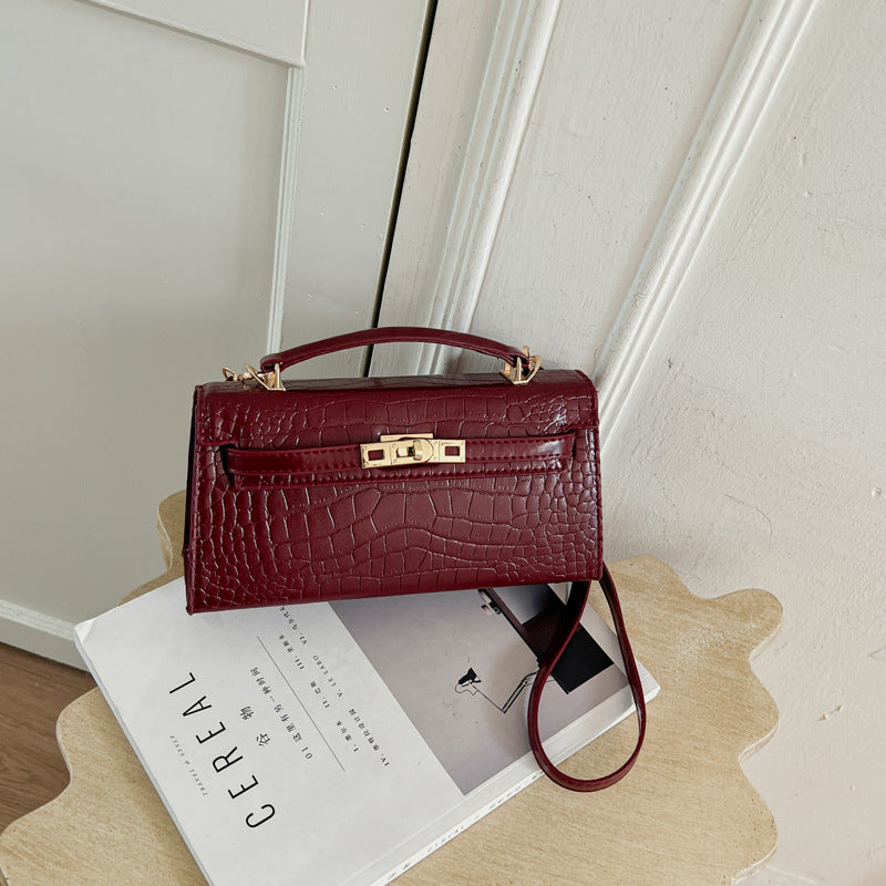 Parisian Lock Bag - Espresso Brown