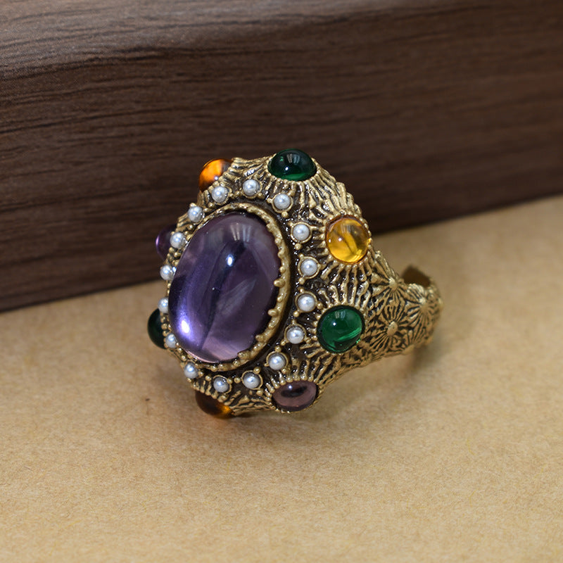 Amethyst Palace Ring