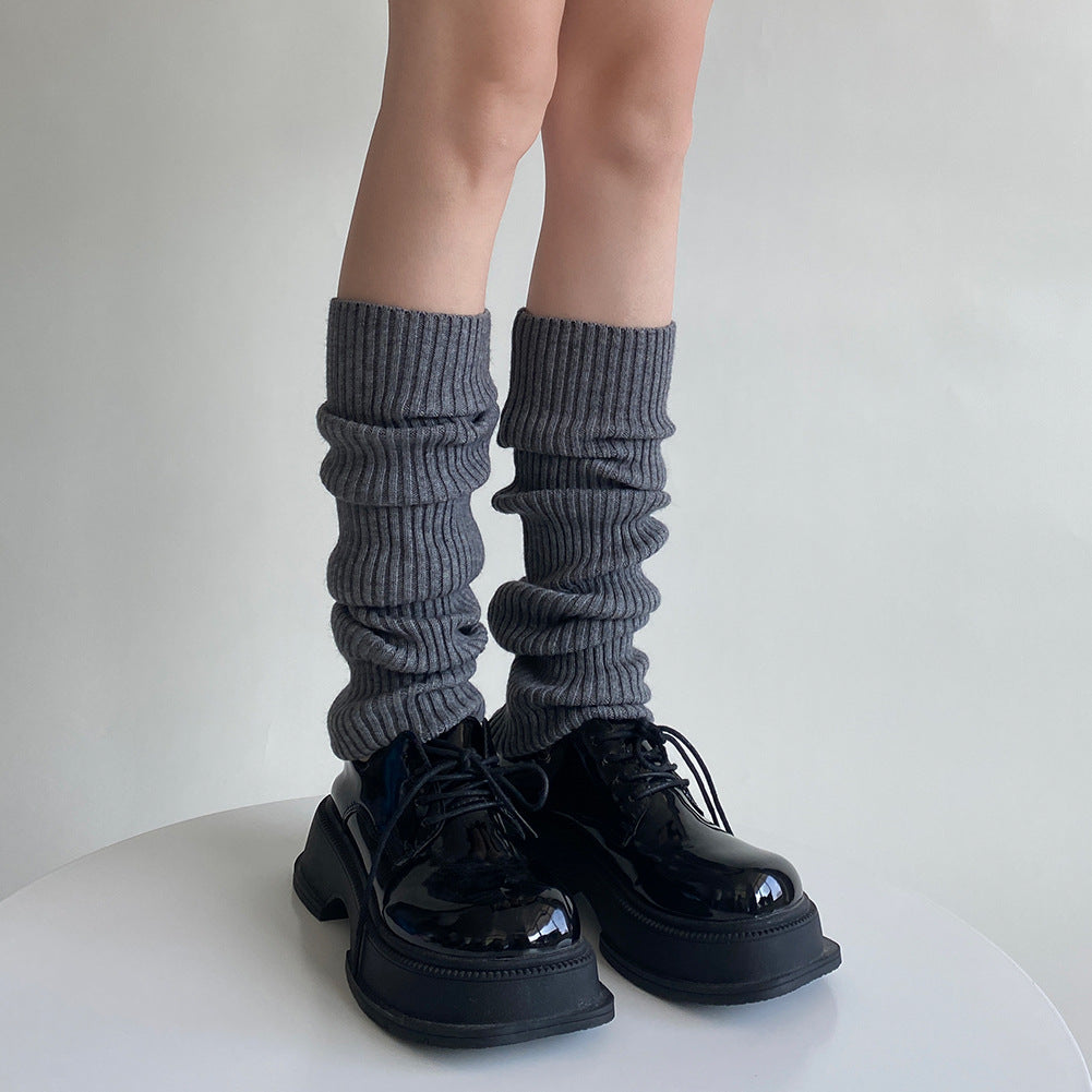 Straight Leg Warmers - Cream White
