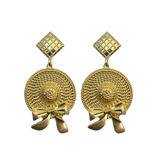 Vintage Belle-Bow Statement Earrings
