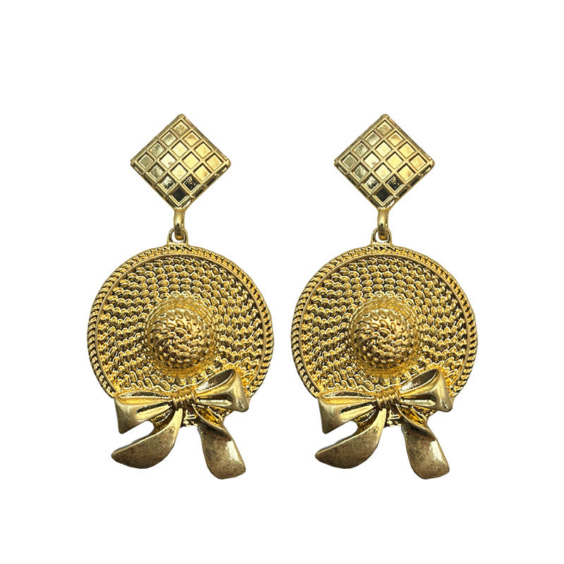 Vintage Belle-Bow Statement Earrings