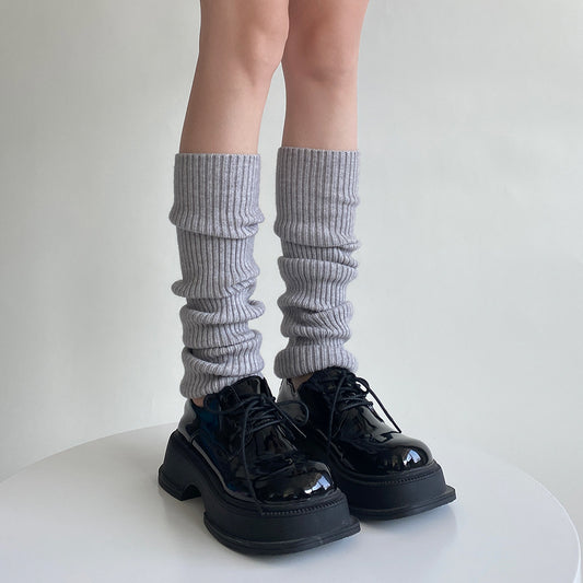 Straight Leg Warmers - Mist Grey