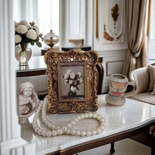 Ivory Bloom Art Frame