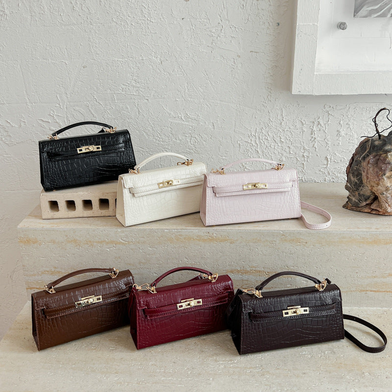 Parisian Lock Bag - Espresso Brown