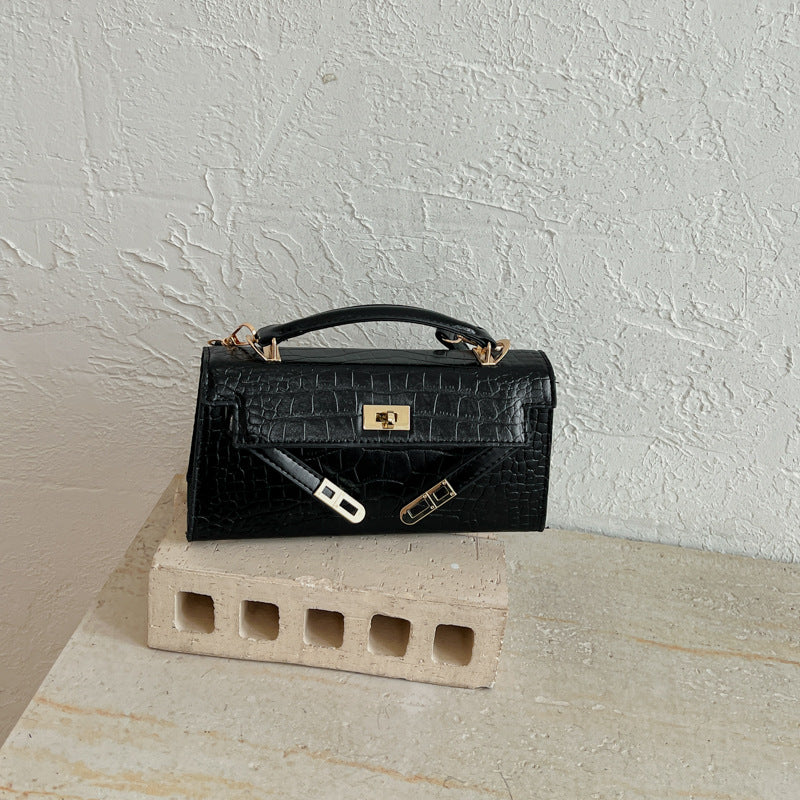 Parisian Lock Bag - Espresso Brown