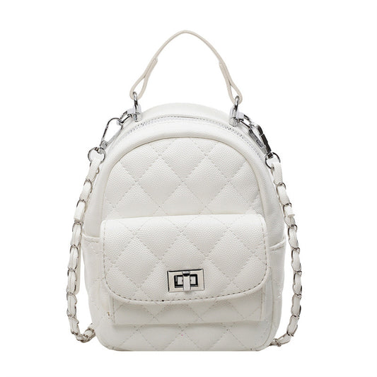 Parisian Avenue Petite Backpack - Blanc White