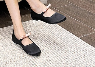 Parisian Bow Ballet Flats - Midnight Black
