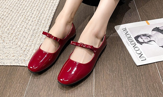 Parisian Bow Ballet Flats - Midnight Black