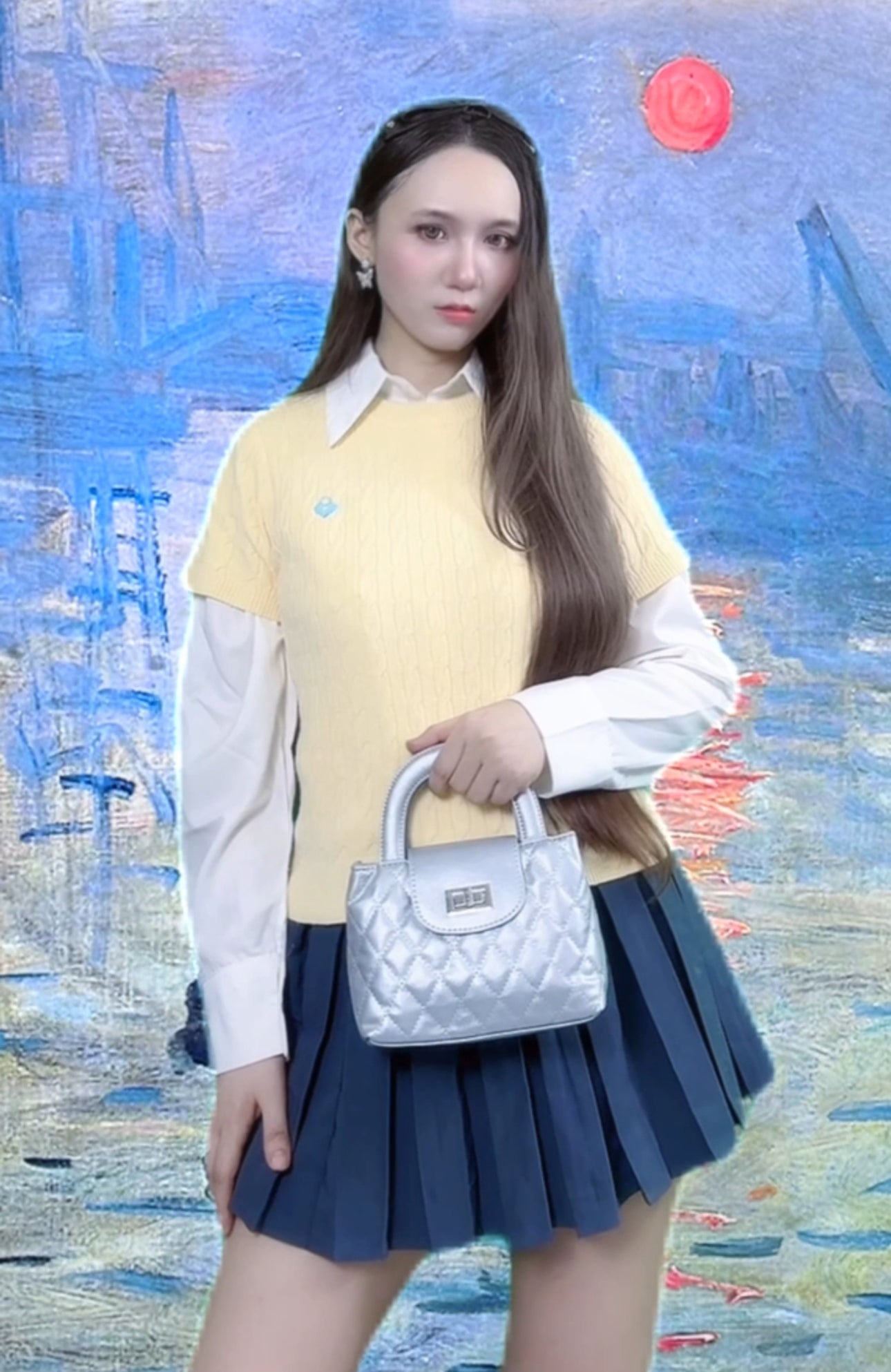 Parisian Chic Shopping Bag