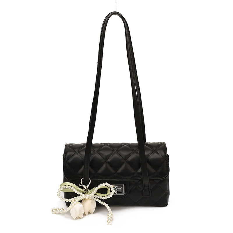 Parisian Classic Shoulder Bag - Midnight Black