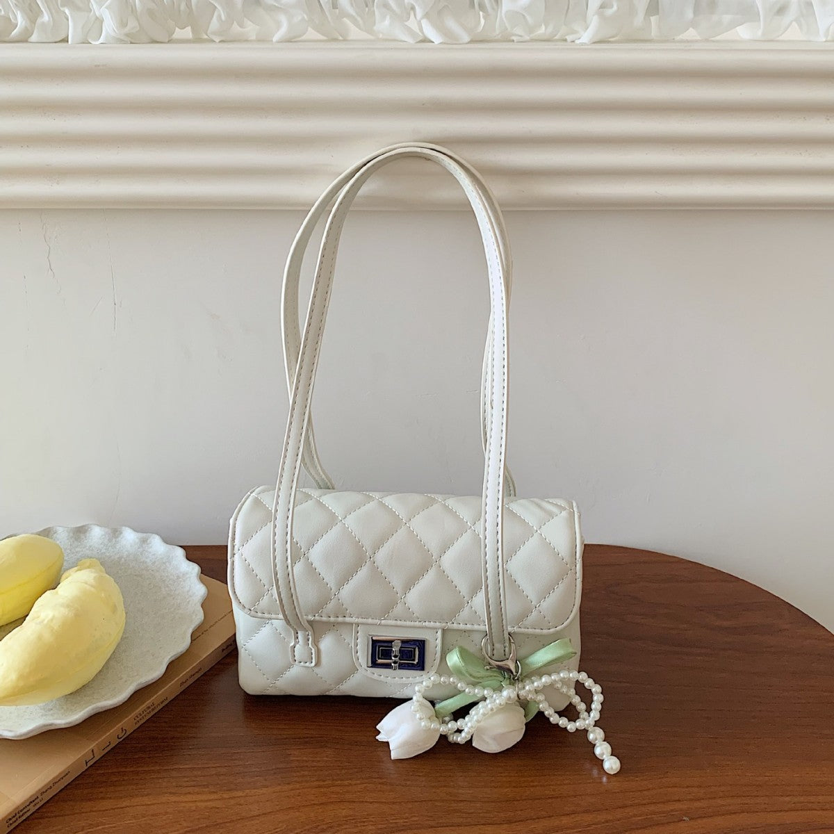 Parisian Classic Shoulder Bag - Midnight Black