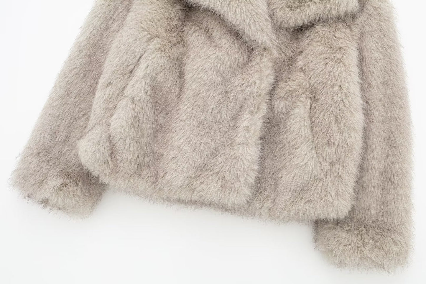 Parisian Frost Fur Coat - Mocha Brown