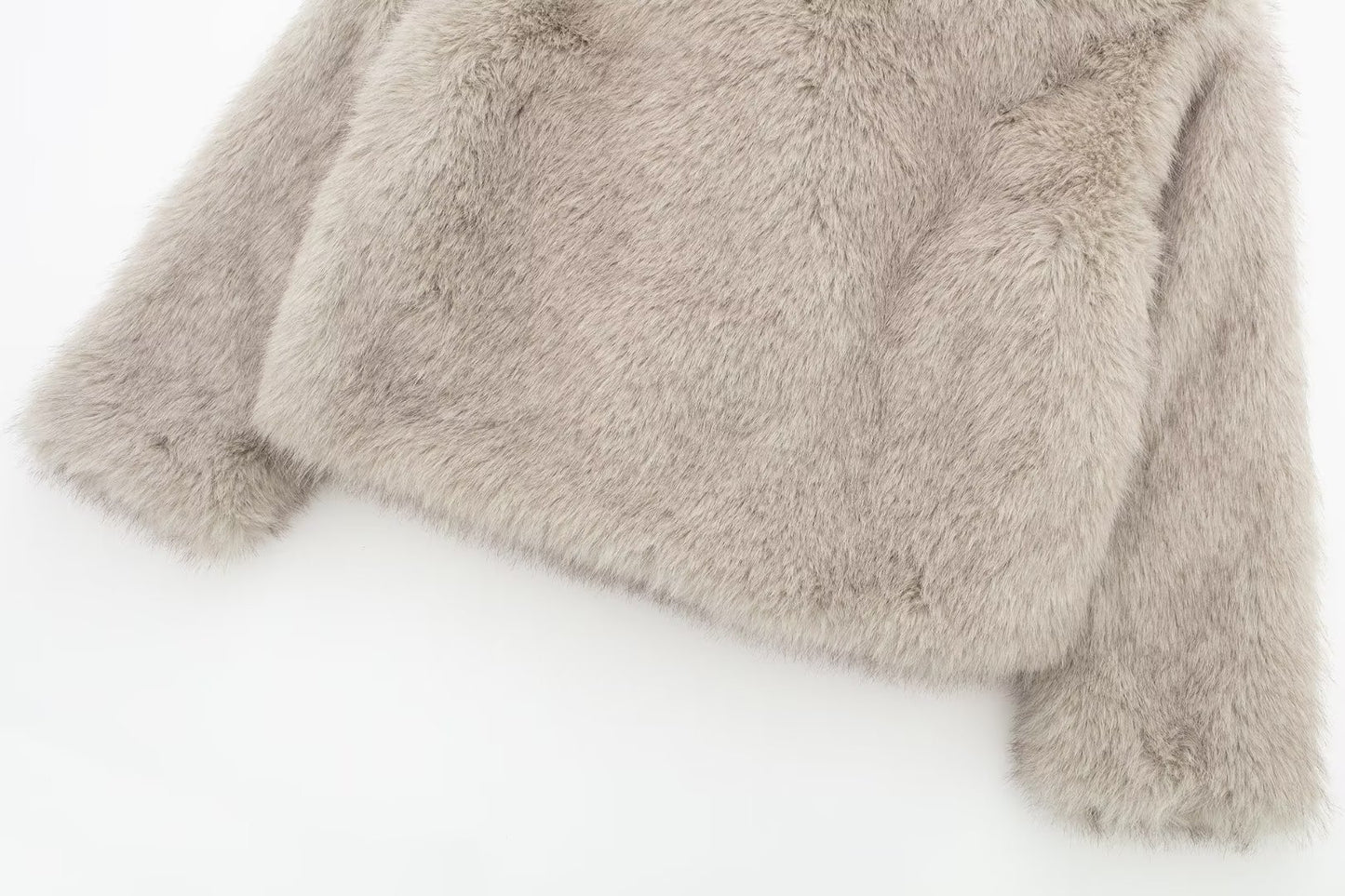 Parisian Frost Fur Coat - Mocha Brown