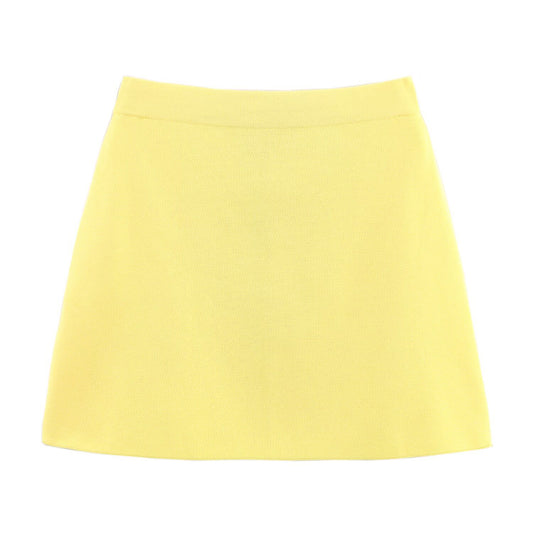 Parisian Knit Skirt - Lemon Sorbet