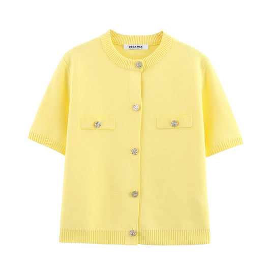 Parisian Knit Top - Lemon Sorbet
