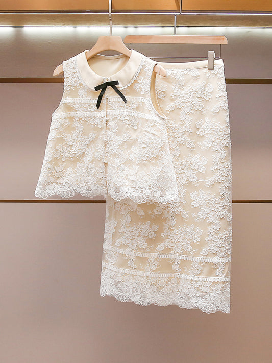 Parisian Lace Two-Piece Set