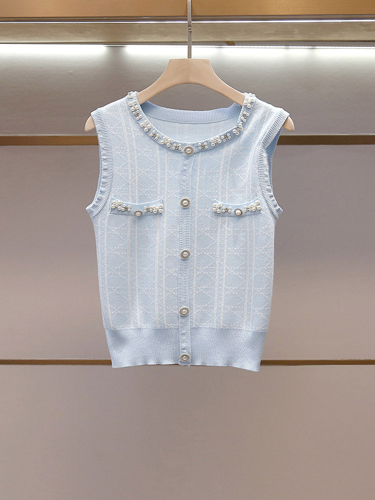 Parisian Pearl Knit Top