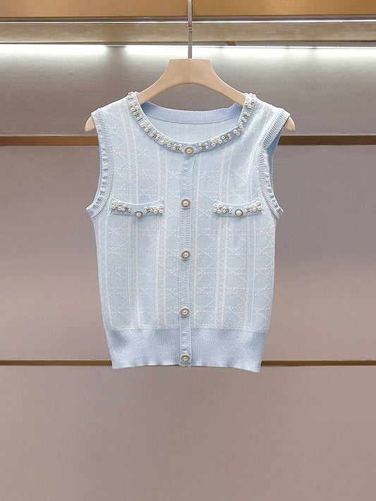 Parisian Pearl Knit Top