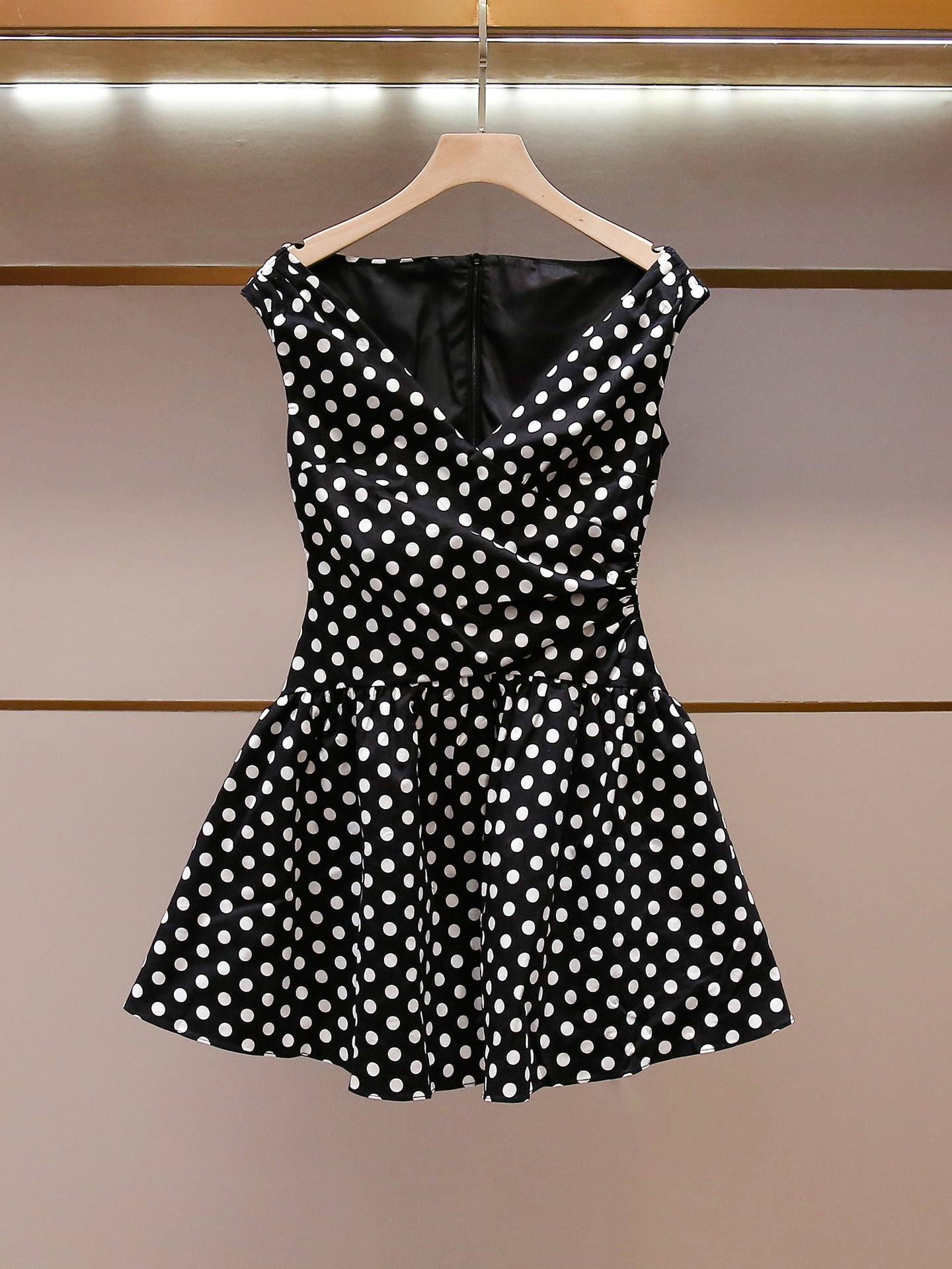 Parisian Polka Waist Dress