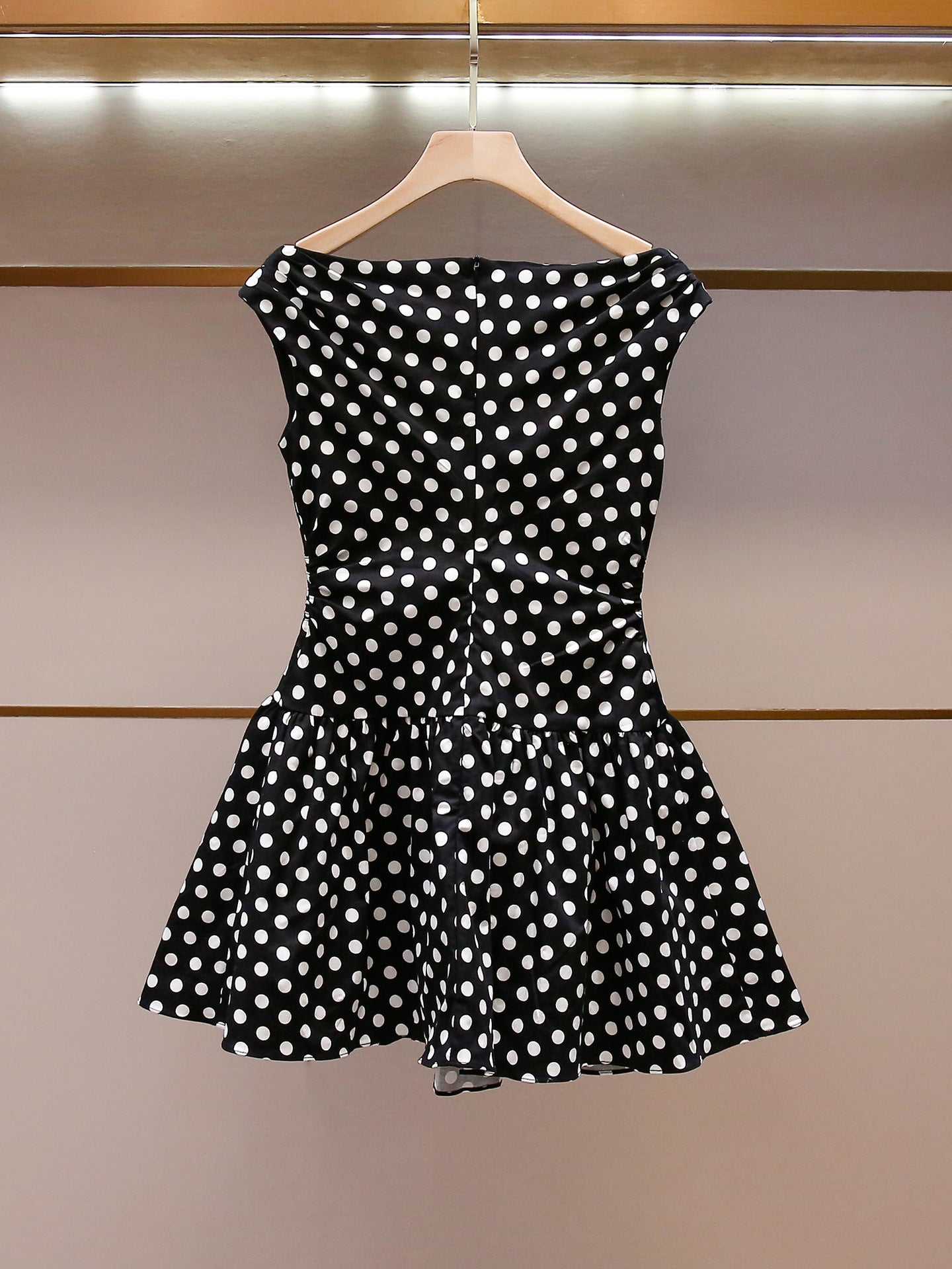 Parisian Polka Waist Dress