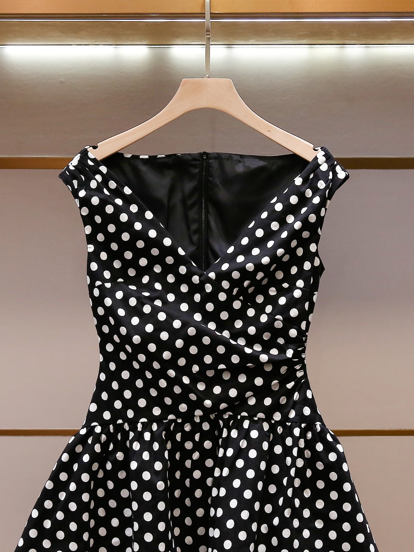 Parisian Polka Waist Dress