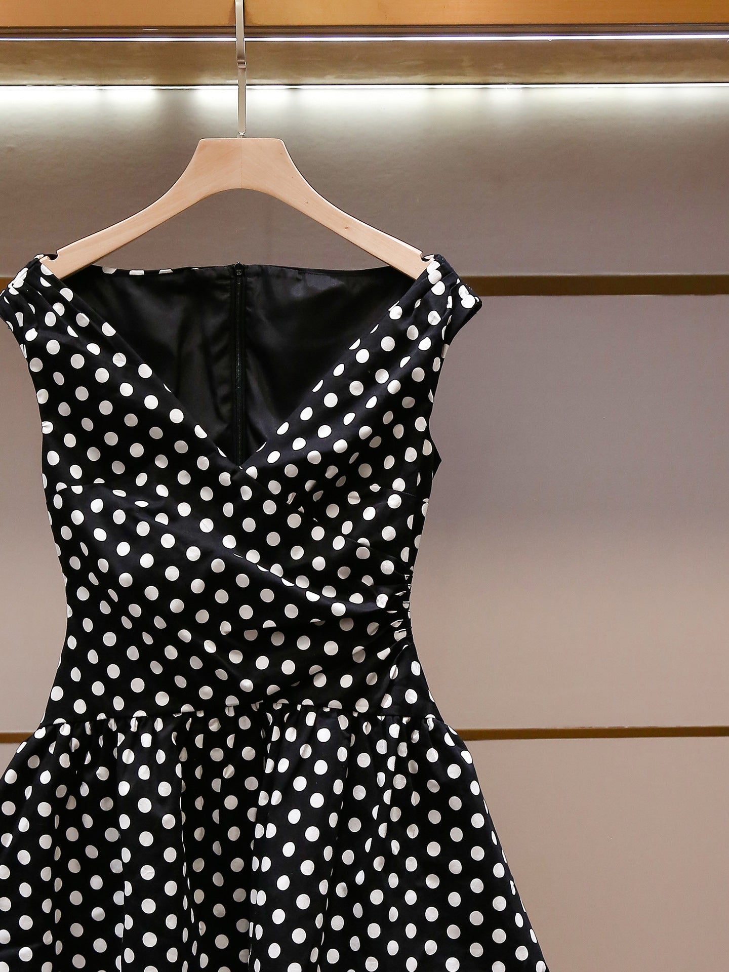 Parisian Polka Waist Dress