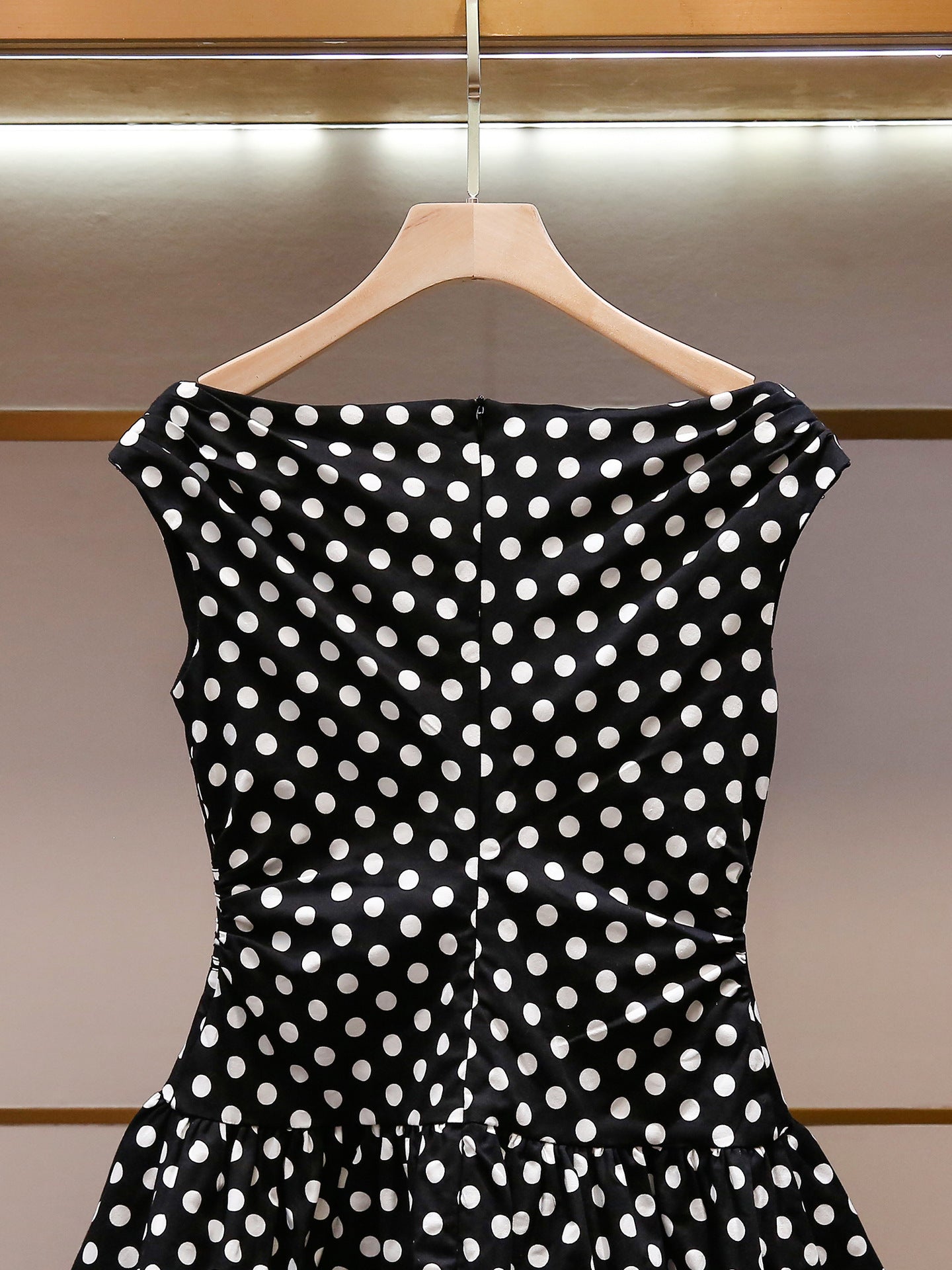Parisian Polka Waist Dress