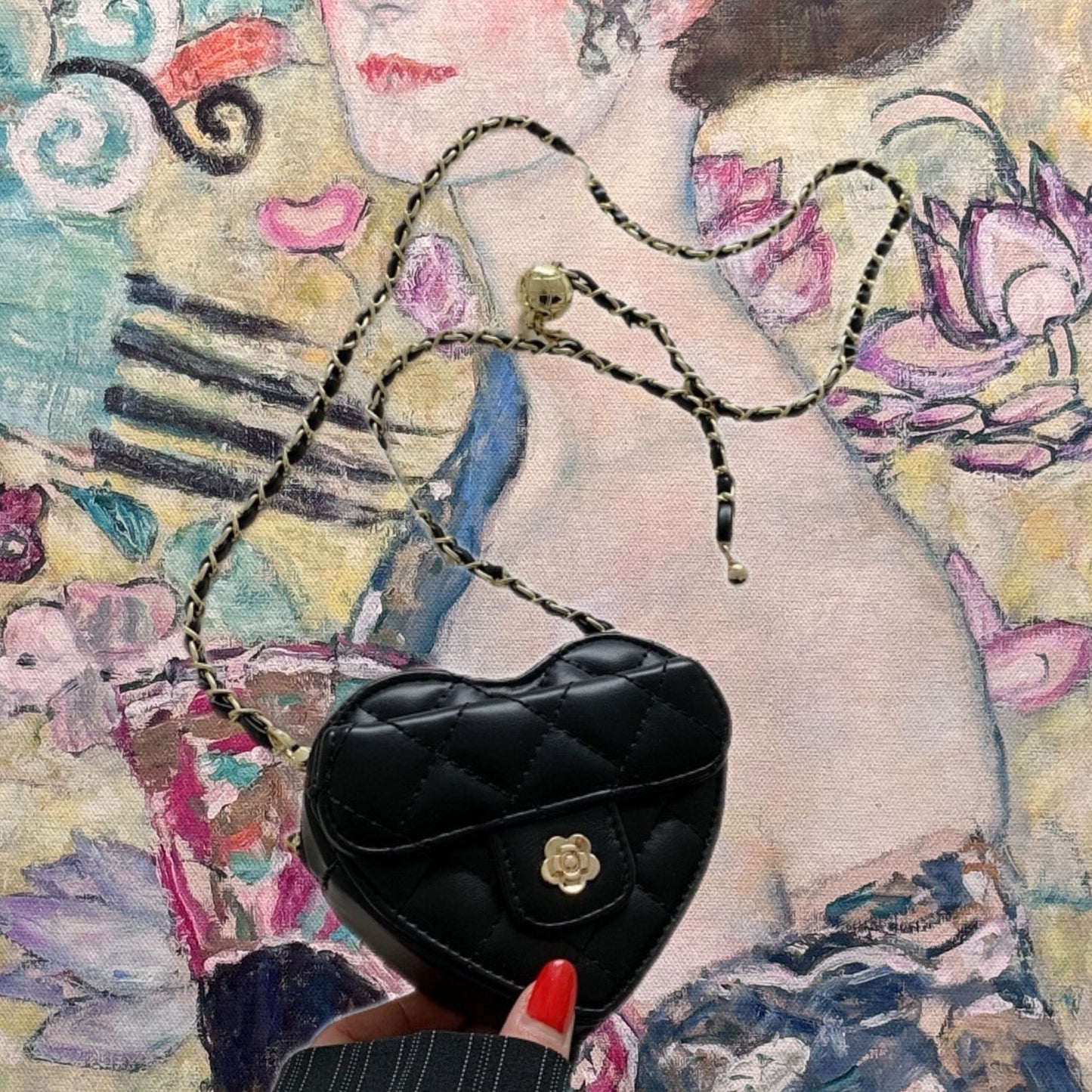 Parisian Romance Mini Heart Bag