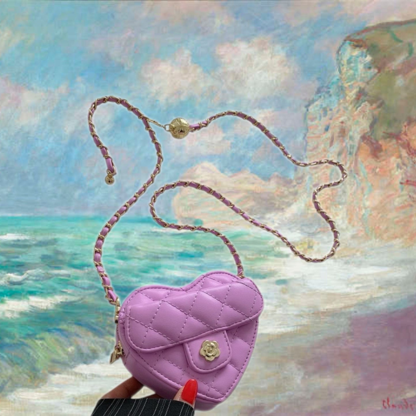 Parisian Romance Mini Heart Bag