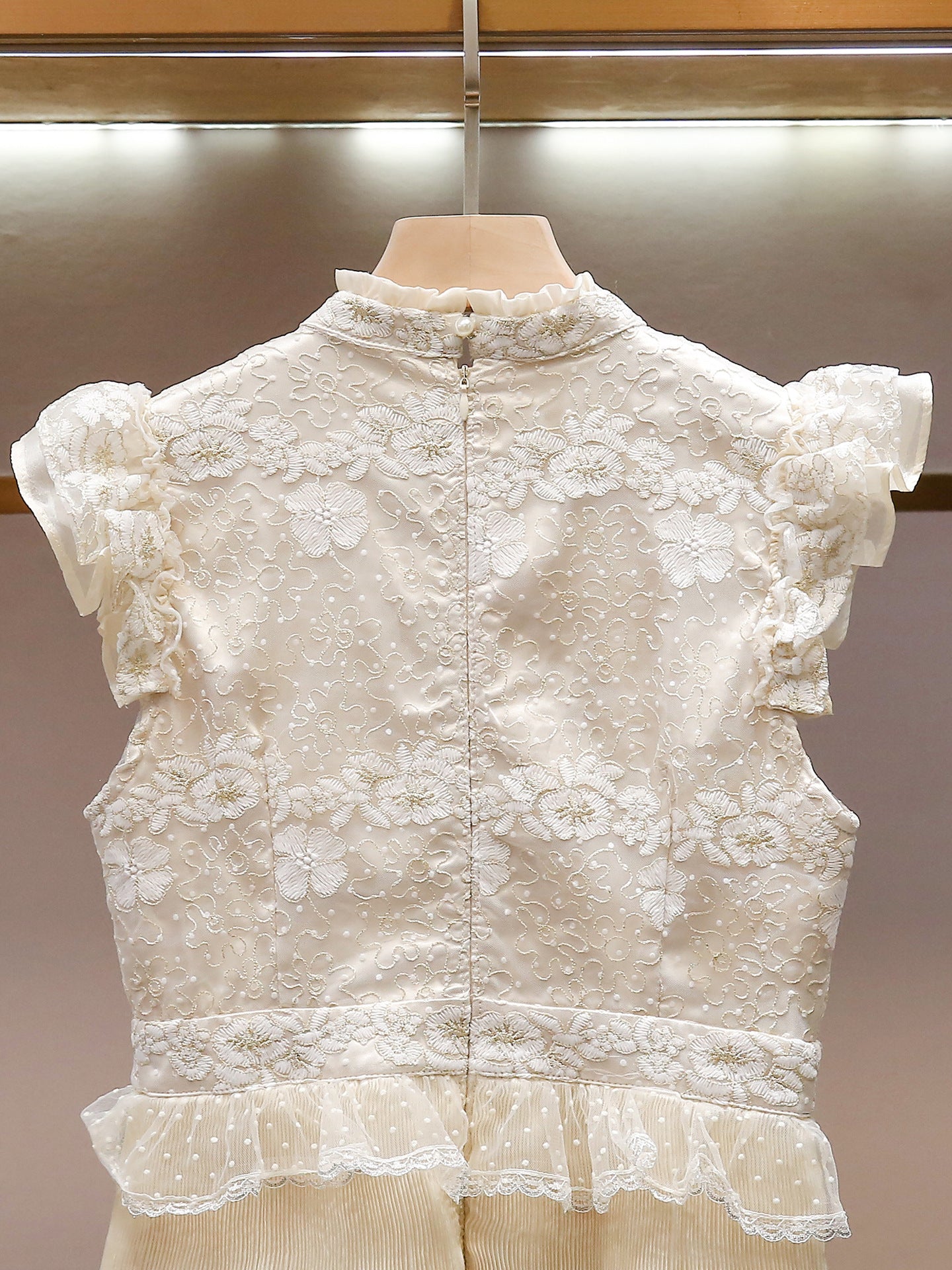 Parisian Ruffle Lace Dress