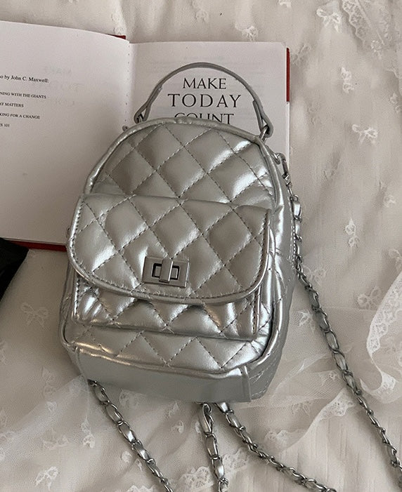 Parisian Street Mini Backpack - Mist Blue
