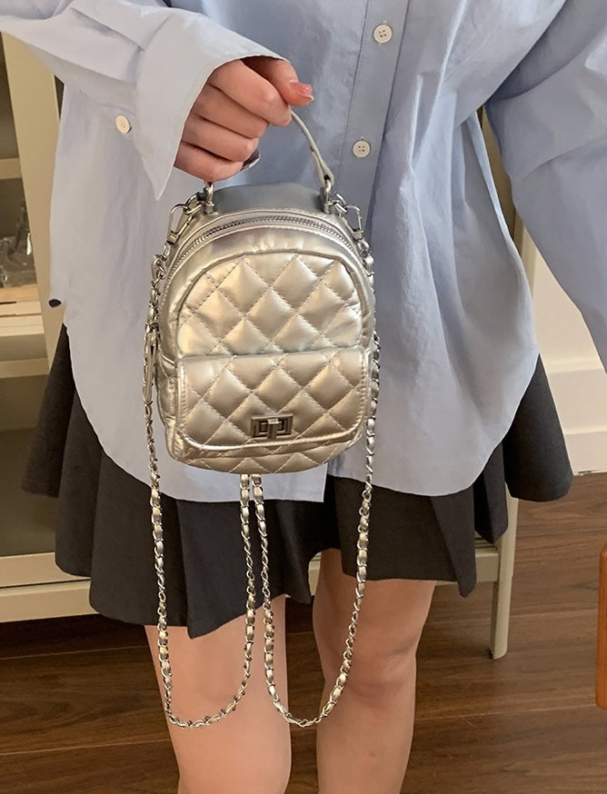 Parisian Street Mini Backpack - Mist Blue