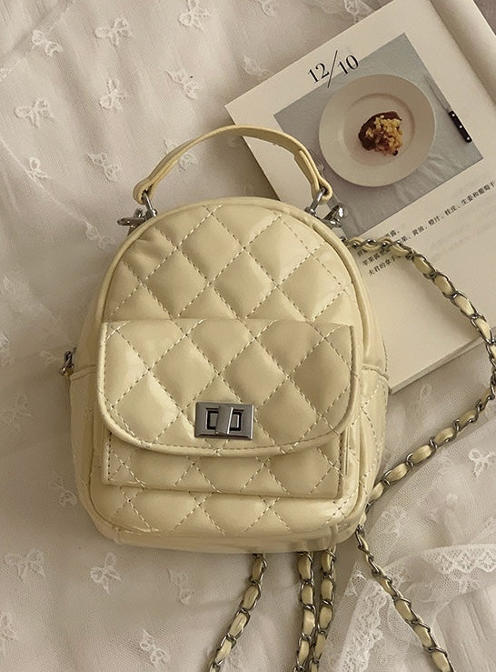 Parisian Street Mini Backpack - Mist Blue