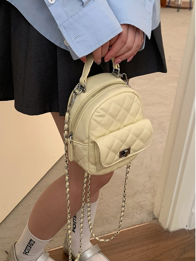 Parisian Street Mini Backpack - Mist Blue
