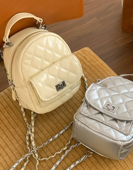 Parisian Street Mini Backpack - Mist Blue