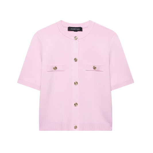 Parisian Knit Top - Powder Pink