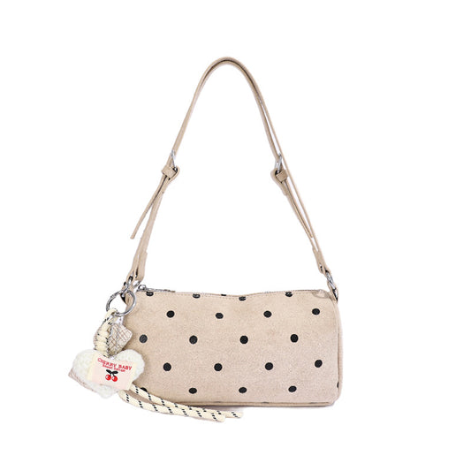 Poka Barrel Bag - Blanc White
